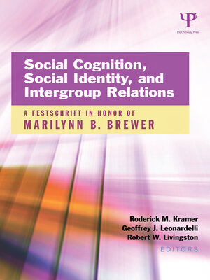 cover image of Social Cognition, Social Identity, and Intergroup Relations